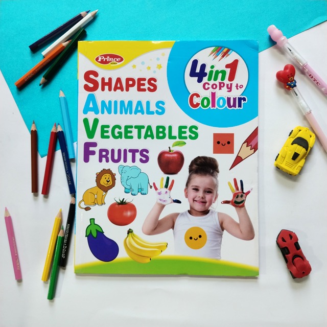 4 in One Copy to Color