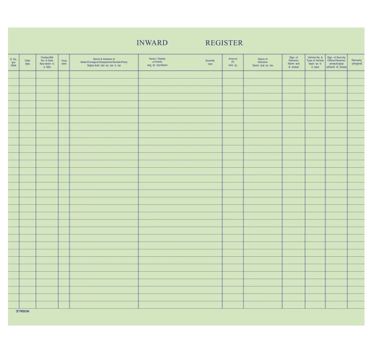 Inward Register