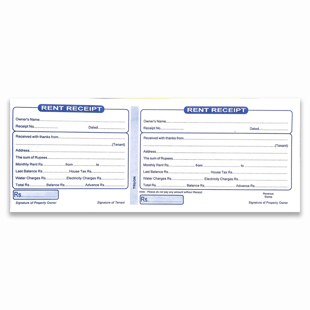 Rent Receipt